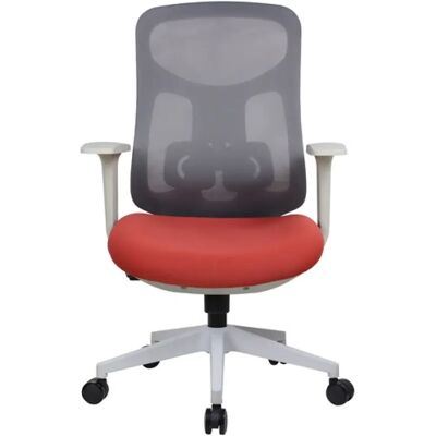IRIS Avalon ergonómikus szövet-hálós irodai forgószék szürke-narancs IRIS Avalon ergonómikus szövet-hálós irodai forgószék szürke-narancs