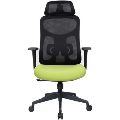 IRIS Mirage ergonómikus szövet-hálós irodai forgószék fekete-zöld IRIS Mirage ergonómikus szövet-hálós irodai forgószék fekete-zöld