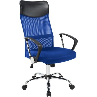 TIMELESS TOOLS Ergonomikus irodai szék magasított háttámlával HOP1000998-3 kék TIMELESS TOOLS Ergonomikus irodai szék magasított háttámlával HOP1000998-3 kék