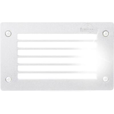 FUMAGALLI LETI 200 GL LED 3W GX53 kültéri beépíthető falilámpa fehér FUMAGALLI LETI 200 GL LED 3W GX53 kültéri beépíthető falilámpa fehér
