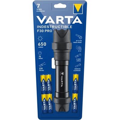 VARTA Indestructible F30 Pro LED 650 Lumen VARTA Indestructible F30 Pro LED 650 Lumen