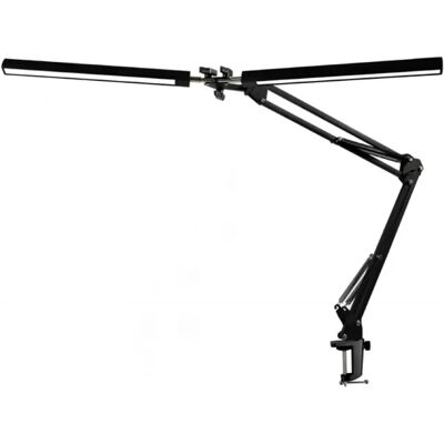 PLATINET PDLD20 Asztali lámpa 20W 500lm flexibilis LED dupla lámpatest fekete PLATINET PDLD20 Asztali lámpa 20W 500lm flexibilis LED dupla lámpatest fekete