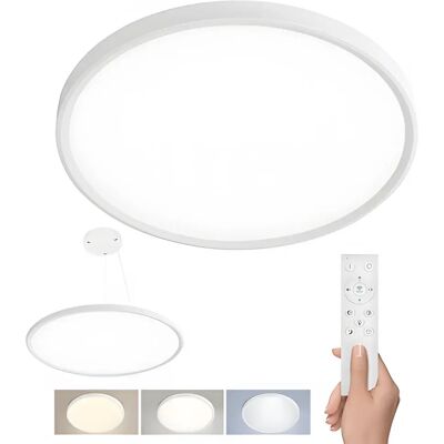SOLIGHT Estela LED mennyezeti világítás távirányítóval 50W 60cm fehér WO8023 SOLIGHT Estela LED mennyezeti világítás távirányítóval 50W 60cm fehér WO8023