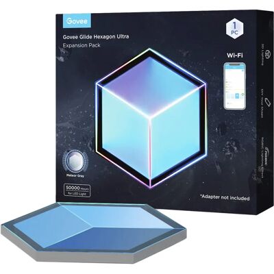 Govee - Bővíthető hatszög alakú fénypanelek - 2 panel a H606AC81-hez Govee - Bővíthető hatszög alakú fénypanelek - 2 panel a H606AC81-hez