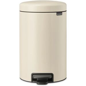 BRABANTIA NewIcon pedálos hulladékgyűjtő szagmentesen záródó Soft-Close fedél műanyag tartály 12L - X méret acél világos bézs - 149924 BRABANTIA NewIcon pedálos hulladékgyűjtő szagmentesen záródó Soft-Close fedél műanyag tartály 12L - X méret acél világos bézs - 149924
