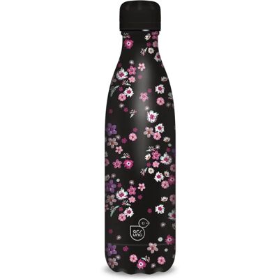 ARS UNA 5377 Pearl Blossom Black 24 duplafalú fémkulacs 500ml ARS UNA 5377 Pearl Blossom Black 24 duplafalú fémkulacs 500ml