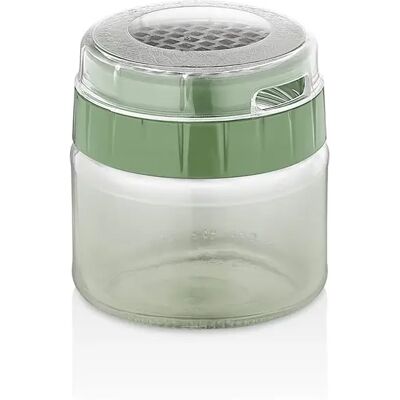 IRIS LUXPLASTIC C-00493 Rainbow üveg tároló reszelővel 300ml zöld IRIS LUXPLASTIC C-00493 Rainbow üveg tároló reszelővel 300ml zöld