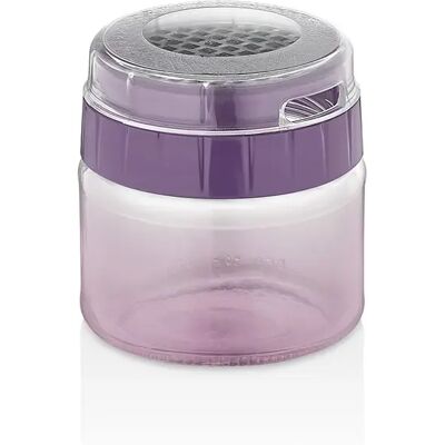 IRIS LUXPLASTIC C-00500 Rainbow üveg tároló reszelővel 300ml lila IRIS LUXPLASTIC C-00500 Rainbow üveg tároló reszelővel 300ml lila