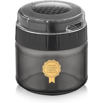 IRIS LUXPLASTIC C-00507 Black Pearl reszelő üveg tárolóval 300ml IRIS LUXPLASTIC C-00507 Black Pearl reszelő üveg tárolóval 300ml