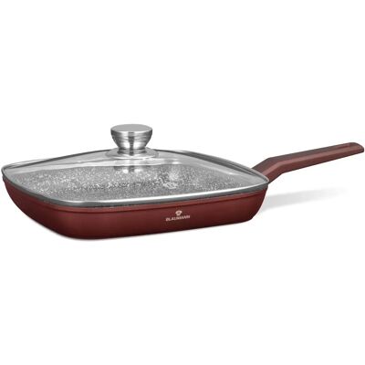 BLAUMANN BL-4076 Cerastone Collection grill serpenyő fedővel 28 cm BLAUMANN BL-4076 Cerastone Collection grill serpenyő fedővel 28 cm