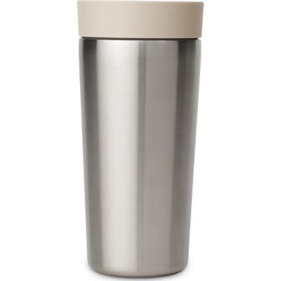 BRABANTIA Make & Take duplafalú termoszbögre 360ml snap lid világos bézs BR244827 BRABANTIA Make & Take duplafalú termoszbögre 360ml snap lid világos bézs BR244827