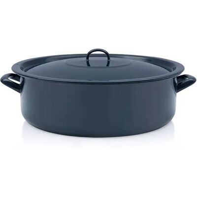 METALAC Classic lapos lábas fedővel 40 cm 20L Tengerészkék 355979 METALAC Classic lapos lábas fedővel 40 cm 20L Tengerészkék 355979