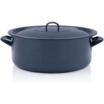 METALAC Classic lapos lábas fedővel 36 cm 150 l Sötétkék 355985 METALAC Classic lapos lábas fedővel 36 cm 150 l Sötétkék 355985