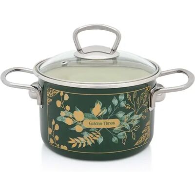 METALAC Mély lábas üvegfedővel 16 cm Arany idők 382111 METALAC Mély lábas üvegfedővel 16 cm Arany idők 382111