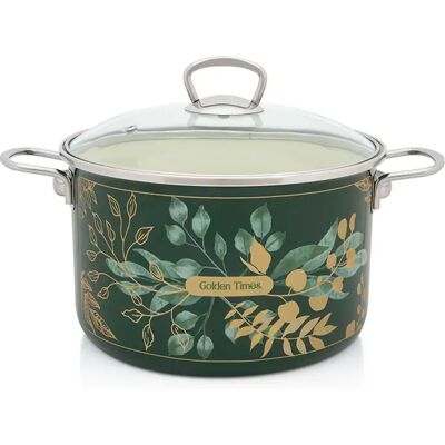 METALAC Mély lábas üvegfedővel 24 cm Arany idők 382115 METALAC Mély lábas üvegfedővel 24 cm Arany idők 382115