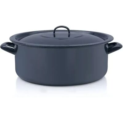 METALAC Classic lapos lábas fedővel 24cm 4.5l Tengerészkék 355991 METALAC Classic lapos lábas fedővel 24cm 4.5l Tengerészkék 355991