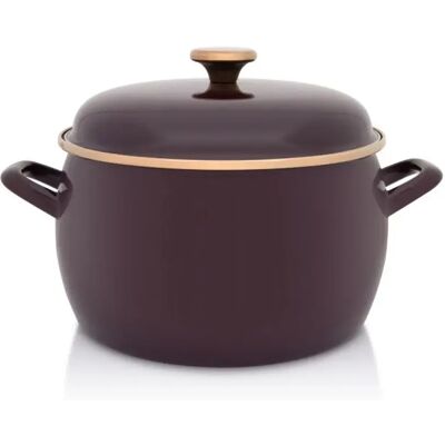 METALAC Princ mély lábas fedővel 24 cm Bordó 387264 METALAC Princ mély lábas fedővel 24 cm Bordó 387264