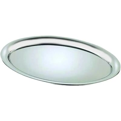 OEM rozsdamentes ovális tálca 29x22.5 cm matt inox KHKE685 OEM rozsdamentes ovális tálca 29x22.5 cm matt inox KHKE685