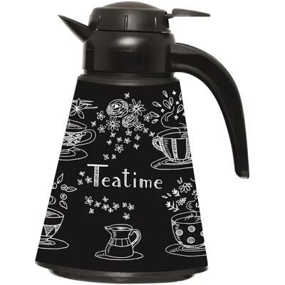 HEREVIN 161704-007 Black Tea Time kúp alakú vákuum kancsó 1200ml HEREVIN 161704-007 Black Tea Time kúp alakú vákuum kancsó 1200ml
