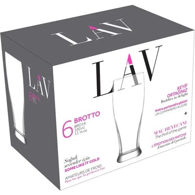 LAV LV-BRO19F Brotto Beer sörös pohár LAV LV-BRO19F Brotto Beer sörös pohár