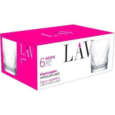 LAV LV-KEO366F Keops Soft Drink üdítős pohár LAV LV-KEO366F Keops Soft Drink üdítős pohár