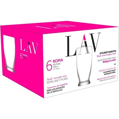 LAV LV-ROM396F Roma Long Drink koktélos pohár LAV LV-ROM396F Roma Long Drink koktélos pohár