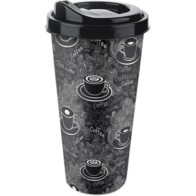 TITIZ BIG COFFEE CUP kávéspohár tetővel 650ml TITIZ BIG COFFEE CUP kávéspohár tetővel 650ml