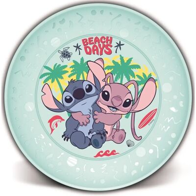 IRIS QX 674690 Licenc Stitch joy Lapostányér műanyag mintás IRIS QX 674690 Licenc Stitch joy Lapostányér műanyag mintás