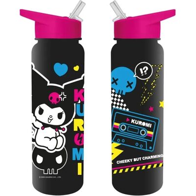 Pyramid INTERNATIONAL Kuromi Punk Vibes műanyag kulacs 750 ml Pyramid INTERNATIONAL Kuromi Punk Vibes műanyag kulacs 750 ml