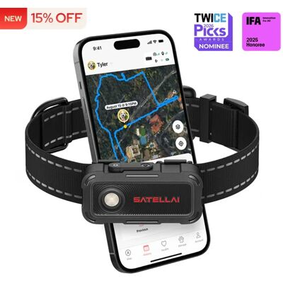 OEM Satellai Go GPS kutyanyakörv L méret Fekete TG1-EU-BK-L OEM Satellai Go GPS kutyanyakörv L méret Fekete TG1-EU-BK-L
