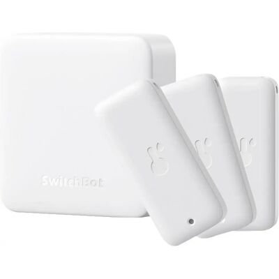 SWITCH BOT Hub Mini okos távirányító Hub szett + 3x hőmérséklet és páratartalom mérő SWITCH BOT Hub Mini okos távirányító Hub szett + 3x hőmérséklet és páratartalom mérő