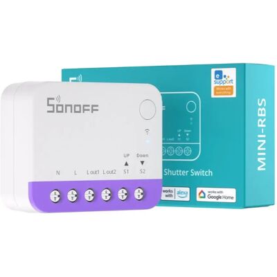 SONOFF SON-REL-MINI-RBS Mini-RBS okos Wi-Fi-s redőnyvezérlő modul SONOFF SON-REL-MINI-RBS Mini-RBS okos Wi-Fi-s redőnyvezérlő modul