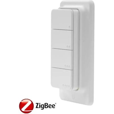 SHELLY BLU RC Button 4 ZB Négy gombos távirányító Bluetooth/Zigbee fehér SHELLY BLU RC Button 4 ZB Négy gombos távirányító Bluetooth/Zigbee fehér