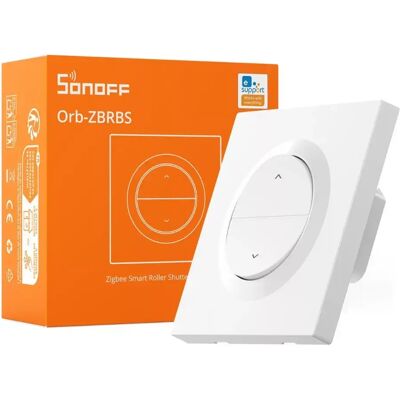 SONOFF SON-KAP-MINI-ZBRBS-E Orb-ZBRBS mini relémodul redőnyökhöz + falikapcsoló Zigbee fehér SONOFF SON-KAP-MINI-ZBRBS-E Orb-ZBRBS mini relémodul redőnyökhöz + falikapcsoló Zigbee fehér