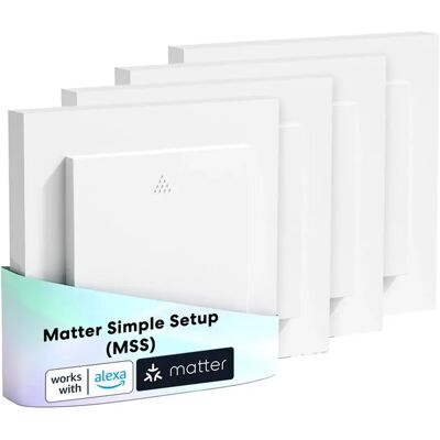 MEROSS MRS105MA-EU WiFi intelligens redőnykapcsoló (Matter) 4 db-os csomag MEROSS MRS105MA-EU WiFi intelligens redőnykapcsoló (Matter) 4 db-os csomag