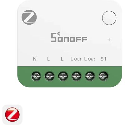 SONOFF MINI ONE PM relé modul Zigbee Bluetooth fogyasztásmérő MINI-ZB1GSP SON-REL-MINI1PM-ZB1GSP SONOFF MINI ONE PM relé modul Zigbee Bluetooth fogyasztásmérő MINI-ZB1GSP SON-REL-MINI1PM-ZB1GSP