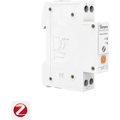 SONOFF Basic DIN sínes relé modul Zigbee Bluetooth 32A BASIC-ZB1GSP SON-REL-DINBAS-ZB1GSP-ZB SONOFF Basic DIN sínes relé modul Zigbee Bluetooth 32A BASIC-ZB1GSP SON-REL-DINBAS-ZB1GSP-ZB