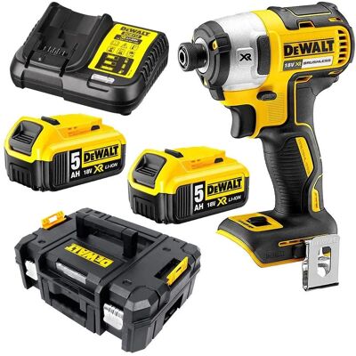 DEWALT DCF887P2-QW Akkumulátoros ütvecsavarozó + 2x5.0Ah akku + töltő + koffer DEWALT DCF887P2-QW Akkumulátoros ütvecsavarozó + 2x5.0Ah akku + töltő + koffer