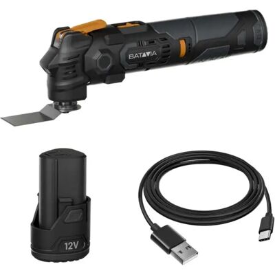BATAVIA 12V antivibrációs multiszerszám akkuval és töltő kábellel 7065255 BATAVIA 12V antivibrációs multiszerszám akkuval és töltő kábellel 7065255