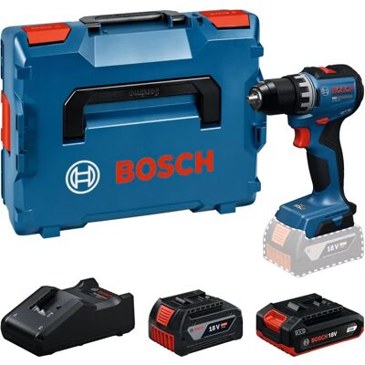 Bosch GSR18V-52 Professional Akkus fúrócsavarozó 4.0Ah + 2.0Ah akku + töltő + L-BOXX 06019S0024 Bosch GSR18V-52 Professional Akkus fúrócsavarozó 4.0Ah + 2.0Ah akku + töltő + L-BOXX 06019S0024