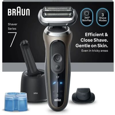 Braun Series 7 72-C7200CC Wet&Dry Elektromos borotva utazótokkal fekete Braun Series 7 72-C7200CC Wet&Dry Elektromos borotva utazótokkal fekete