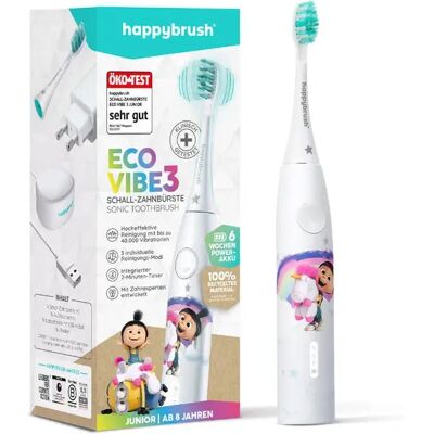happybrush ECO VIBE KIDS Agnes - Elektromos fogkefe - Junior, Újrahasznosított anyag happybrush ECO VIBE KIDS Agnes - Elektromos fogkefe - Junior, Újrahasznosított anyag