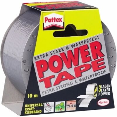 Pattex Power Tape - Ezüst - 10m x 50mm - Ragasztószalag Pattex Power Tape - Ezüst - 10m x 50mm - Ragasztószalag
