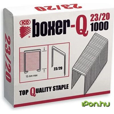 BOXER Tűzőkapocs Q 23/20 BOXER Tűzőkapocs Q 23/20