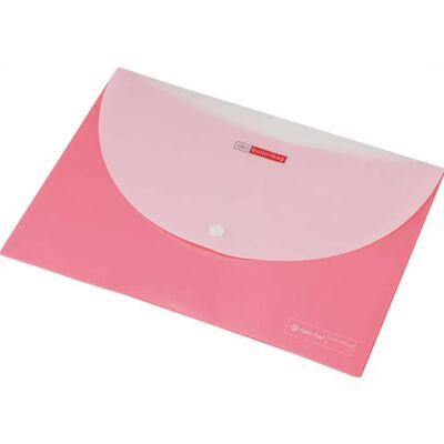 PANTA PLAST Két zsebes irattartó tasak patentos A4 rózsaszín PANTA PLAST Két zsebes irattartó tasak patentos A4 rózsaszín