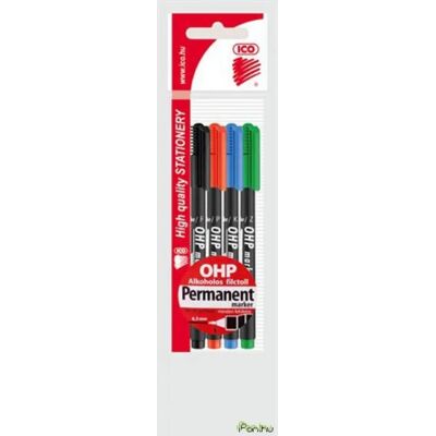 ICO OHP permanent marker s 4 darabos készlet ICO OHP permanent marker s 4 darabos készlet