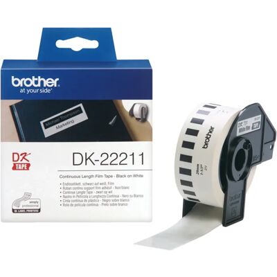 Brother DK-22211 Filmszalag 29mm x 15.24m Brother DK-22211 Filmszalag 29mm x 15.24m