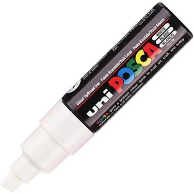 UNI POSCA PC-8K Dekormarker 8.0 mm fehér UNI POSCA PC-8K Dekormarker 8.0 mm fehér