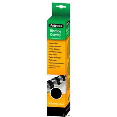 Fellowes 16 mm műanyag spirál 101-120 lapig fekete IFW53323 Fellowes 16 mm műanyag spirál 101-120 lapig fekete IFW53323