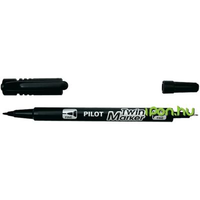 PILOT Alkoholos marker 0.8/2 mm kétvégű Twin fekete PILOT Alkoholos marker 0.8/2 mm kétvégű Twin fekete
